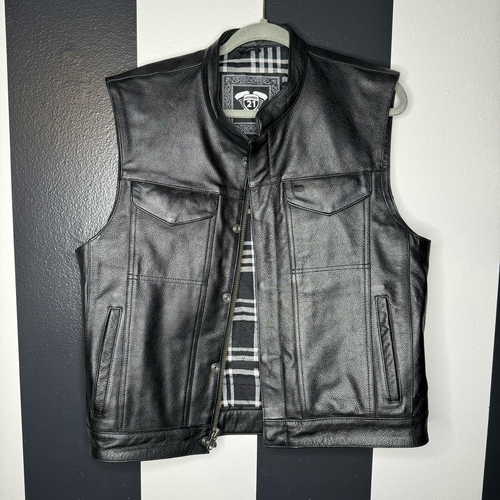 Highway 21 motorcycle vest
